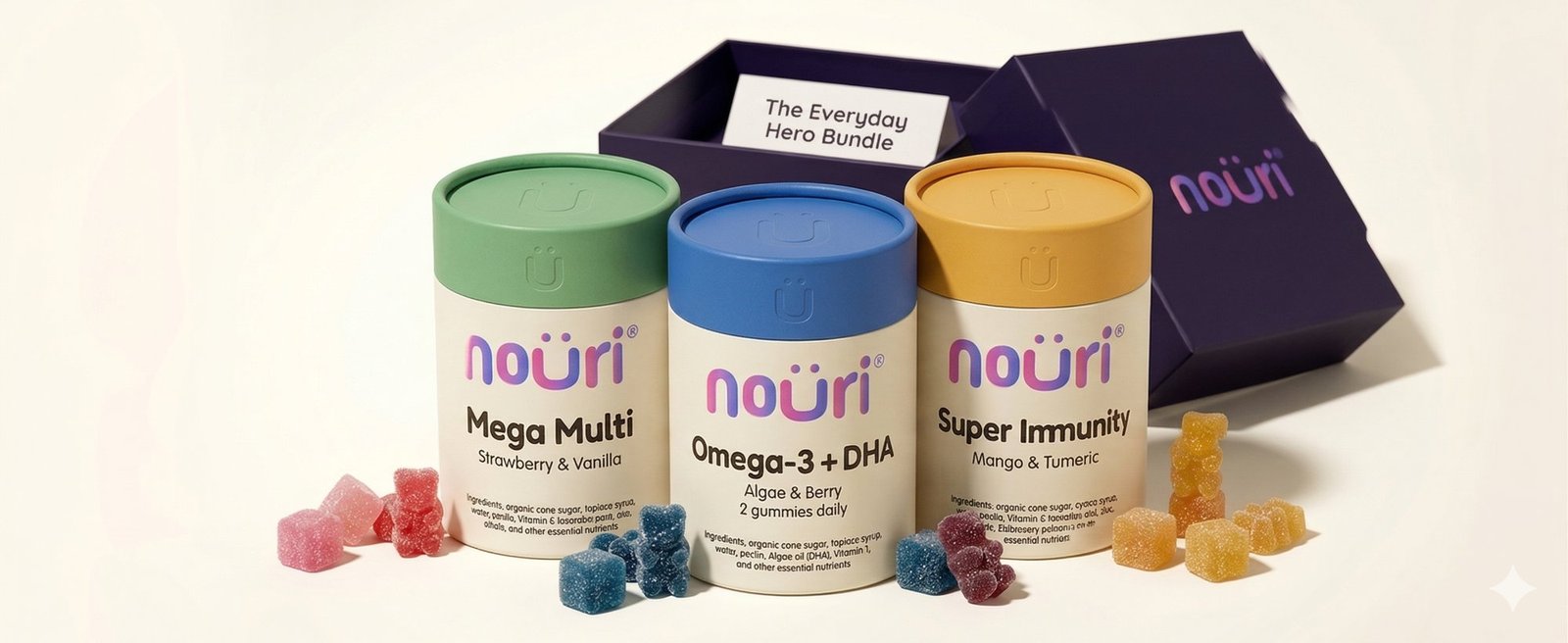 The Everyday Hero Bundle — 3 Nouri tubes